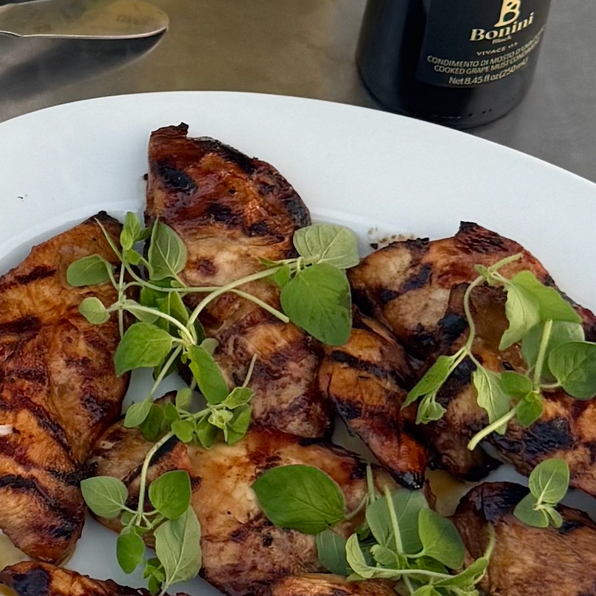 Poulet grillé mariné au balsamique Bonini