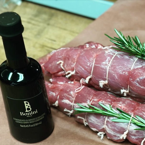 Filet mignon de porc rôti au balsamique Bonini et au romarin