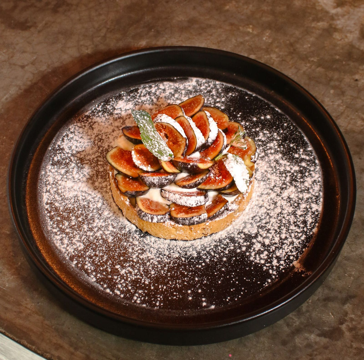 Tarte fine aux figues fraîches